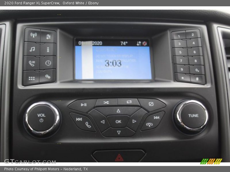 Oxford White / Ebony 2020 Ford Ranger XL SuperCrew