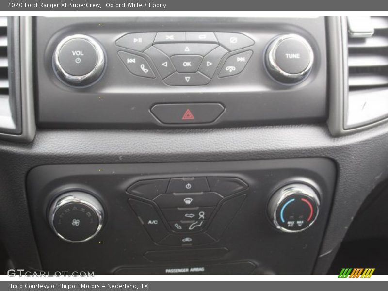 Oxford White / Ebony 2020 Ford Ranger XL SuperCrew