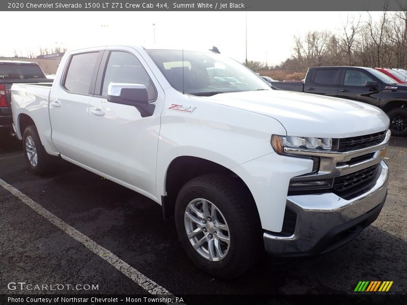 Summit White / Jet Black 2020 Chevrolet Silverado 1500 LT Z71 Crew Cab 4x4
