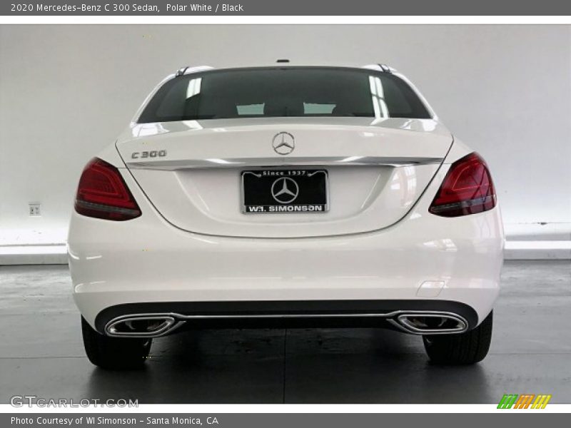 Polar White / Black 2020 Mercedes-Benz C 300 Sedan