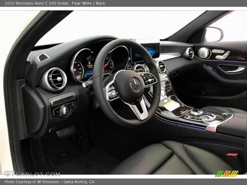 Polar White / Black 2020 Mercedes-Benz C 300 Sedan