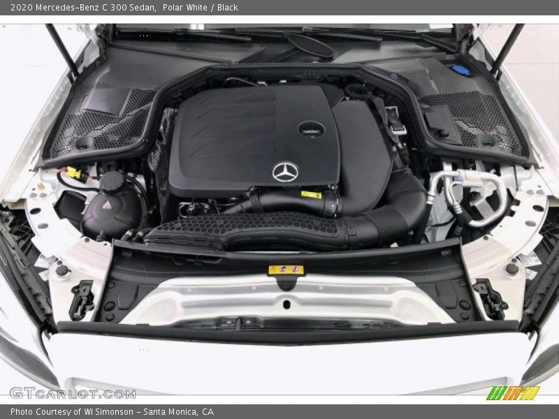 Polar White / Black 2020 Mercedes-Benz C 300 Sedan