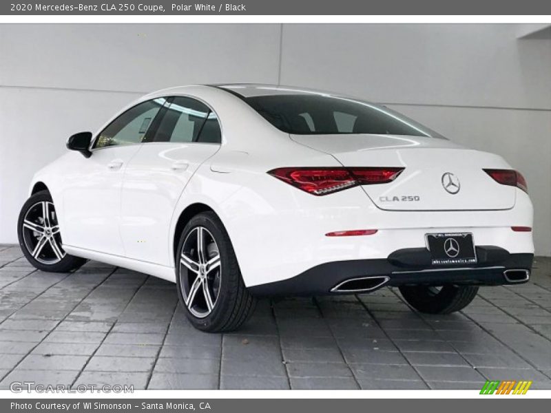 Polar White / Black 2020 Mercedes-Benz CLA 250 Coupe