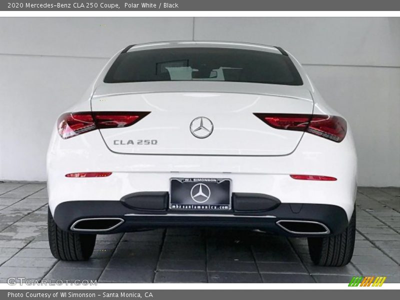 Polar White / Black 2020 Mercedes-Benz CLA 250 Coupe