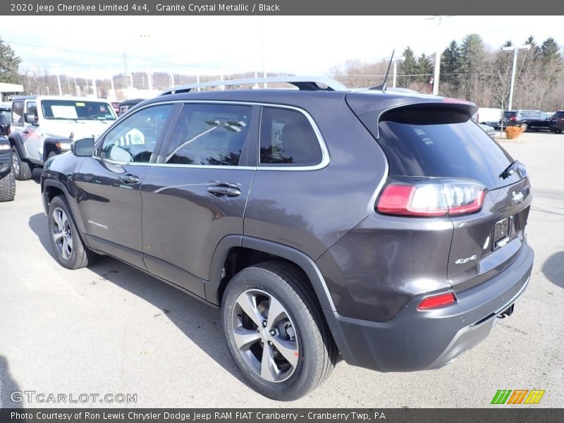 Granite Crystal Metallic / Black 2020 Jeep Cherokee Limited 4x4
