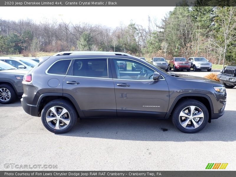 Granite Crystal Metallic / Black 2020 Jeep Cherokee Limited 4x4