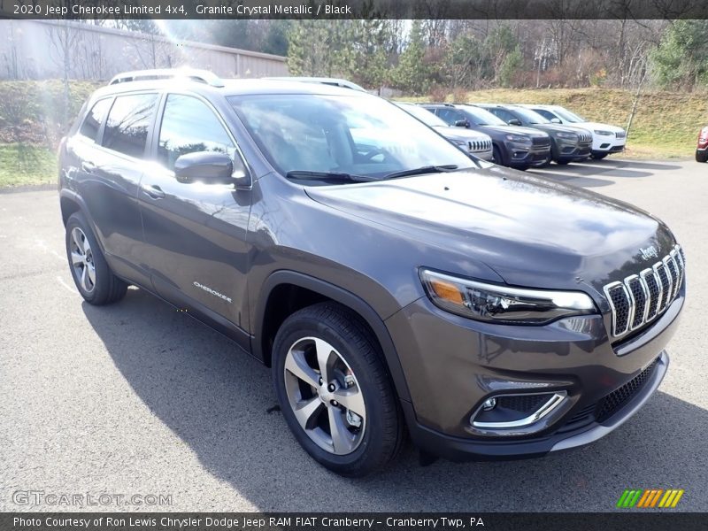 Granite Crystal Metallic / Black 2020 Jeep Cherokee Limited 4x4