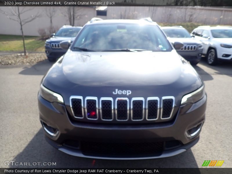 Granite Crystal Metallic / Black 2020 Jeep Cherokee Limited 4x4