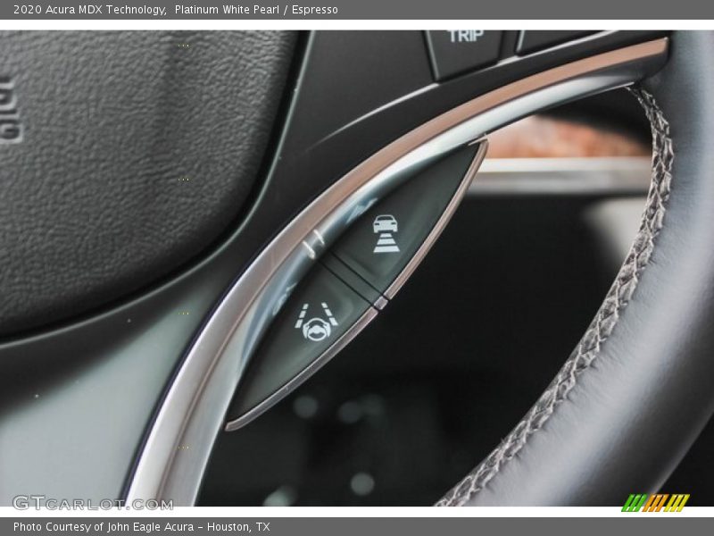 Platinum White Pearl / Espresso 2020 Acura MDX Technology