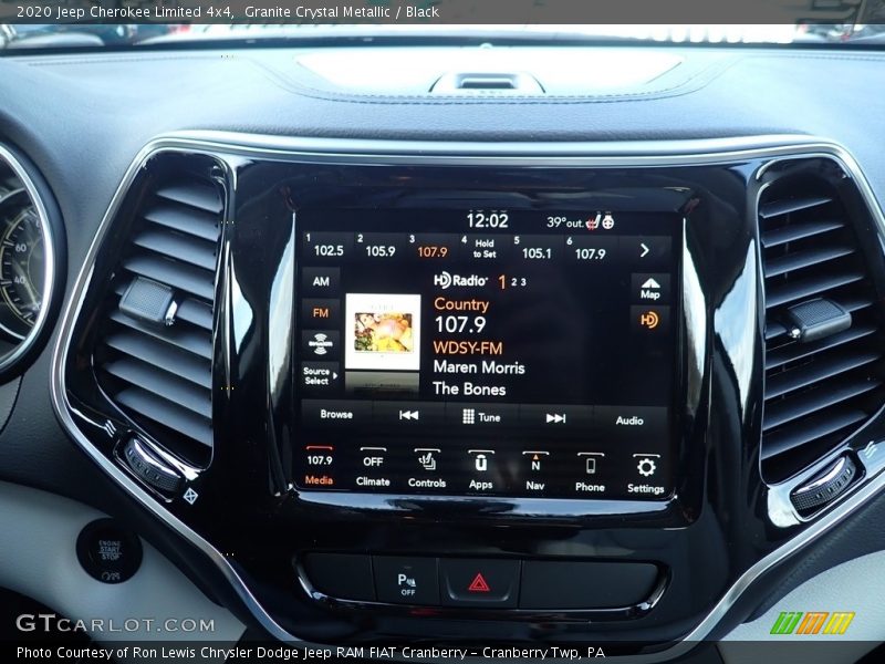 Controls of 2020 Cherokee Limited 4x4