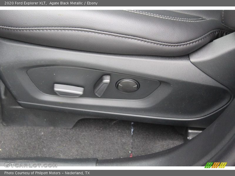 Agate Black Metallic / Ebony 2020 Ford Explorer XLT