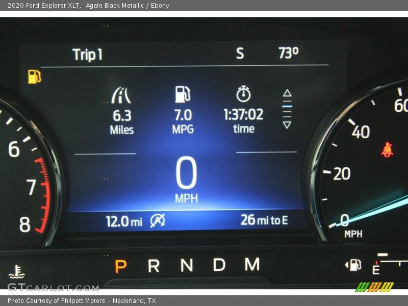 Agate Black Metallic / Ebony 2020 Ford Explorer XLT