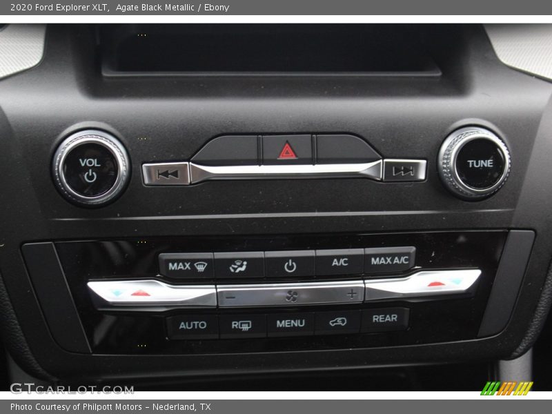 Agate Black Metallic / Ebony 2020 Ford Explorer XLT