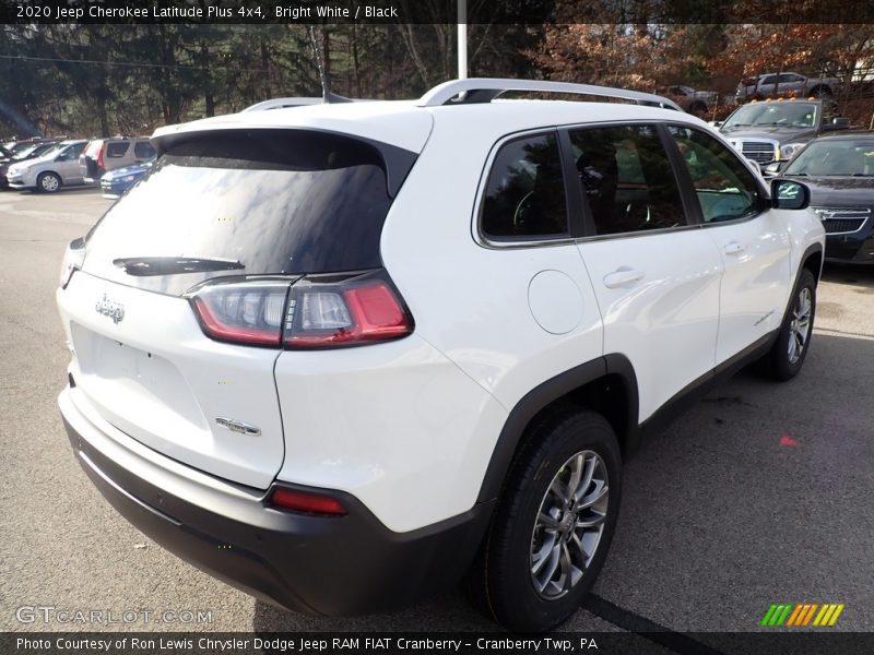 Bright White / Black 2020 Jeep Cherokee Latitude Plus 4x4