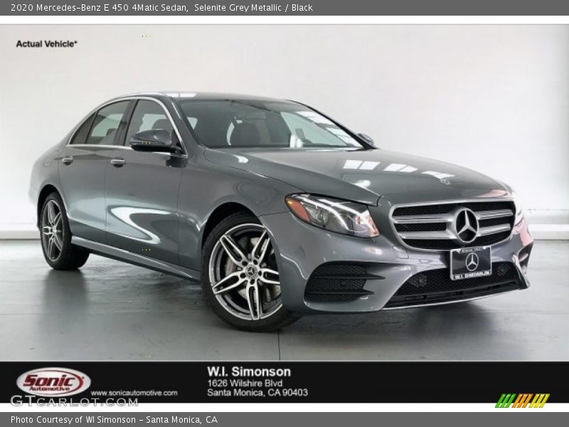 Selenite Grey Metallic / Black 2020 Mercedes-Benz E 450 4Matic Sedan