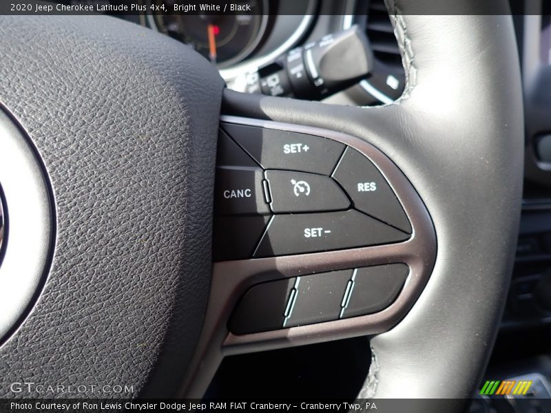 Bright White / Black 2020 Jeep Cherokee Latitude Plus 4x4