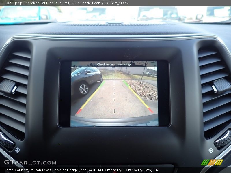 Blue Shade Pearl / Ski Gray/Black 2020 Jeep Cherokee Latitude Plus 4x4