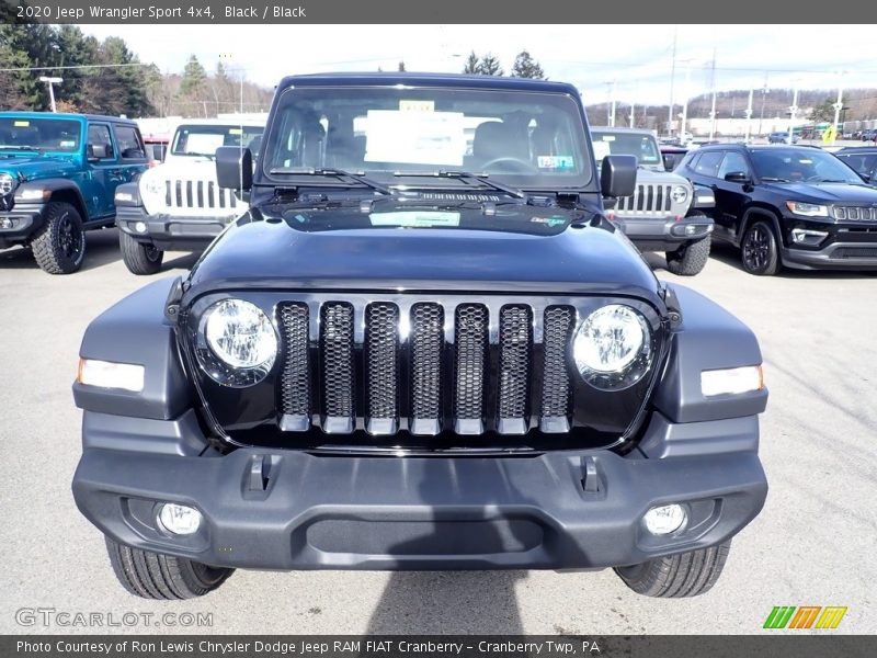 Black / Black 2020 Jeep Wrangler Sport 4x4