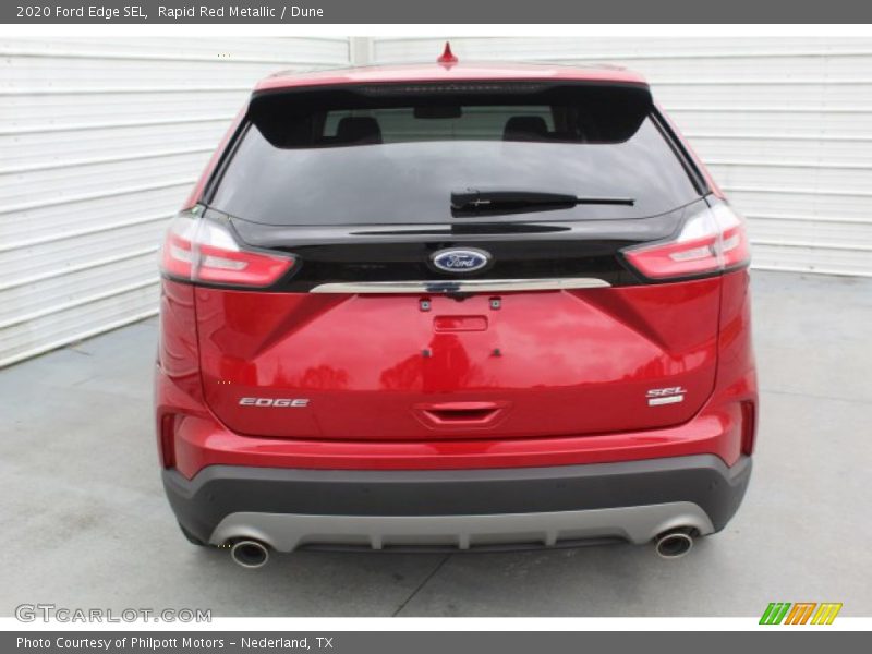 Rapid Red Metallic / Dune 2020 Ford Edge SEL