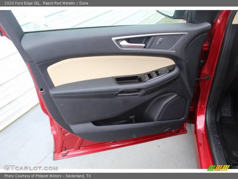 Rapid Red Metallic / Dune 2020 Ford Edge SEL