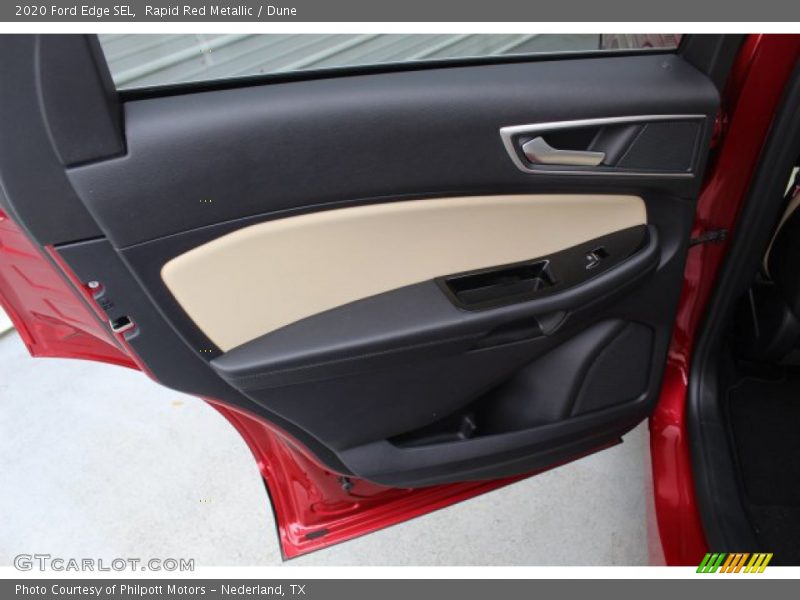 Rapid Red Metallic / Dune 2020 Ford Edge SEL