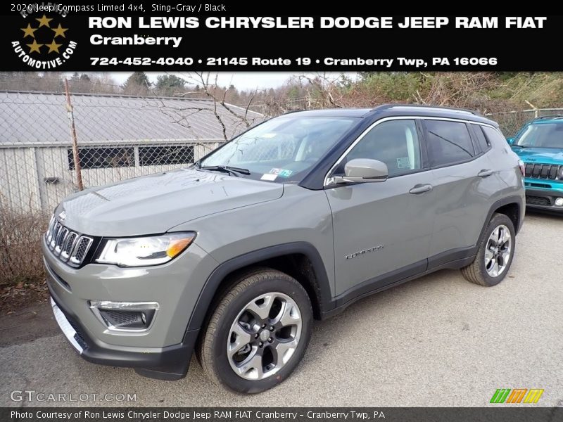 Sting-Gray / Black 2020 Jeep Compass Limted 4x4