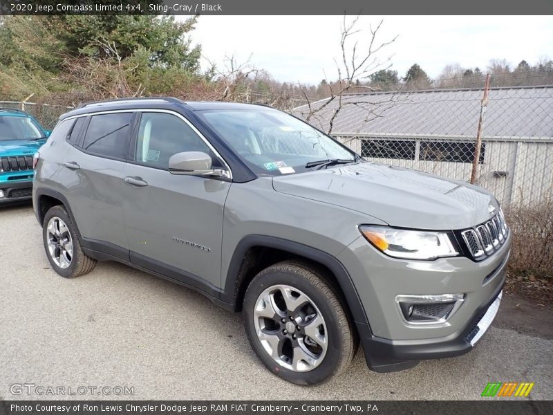 Sting-Gray / Black 2020 Jeep Compass Limted 4x4