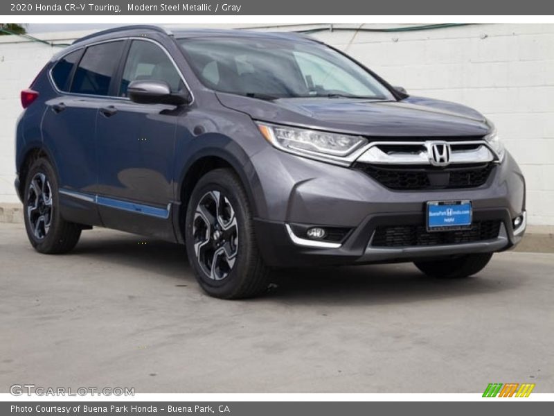 Modern Steel Metallic / Gray 2020 Honda CR-V Touring