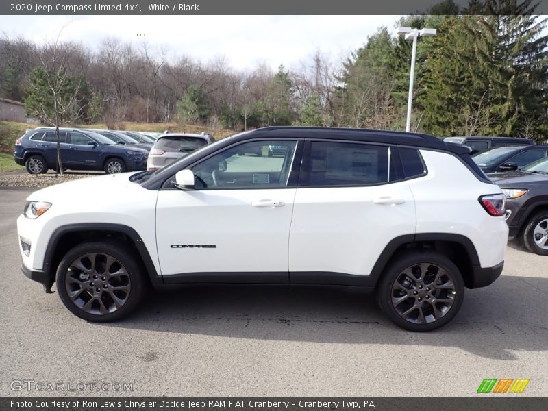White / Black 2020 Jeep Compass Limted 4x4