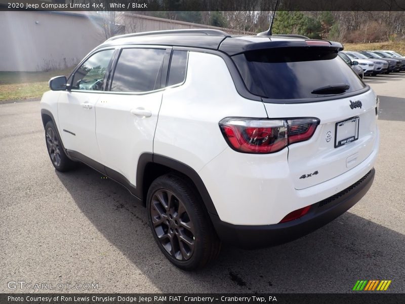 White / Black 2020 Jeep Compass Limted 4x4