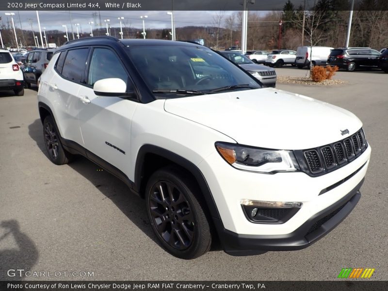 White / Black 2020 Jeep Compass Limted 4x4