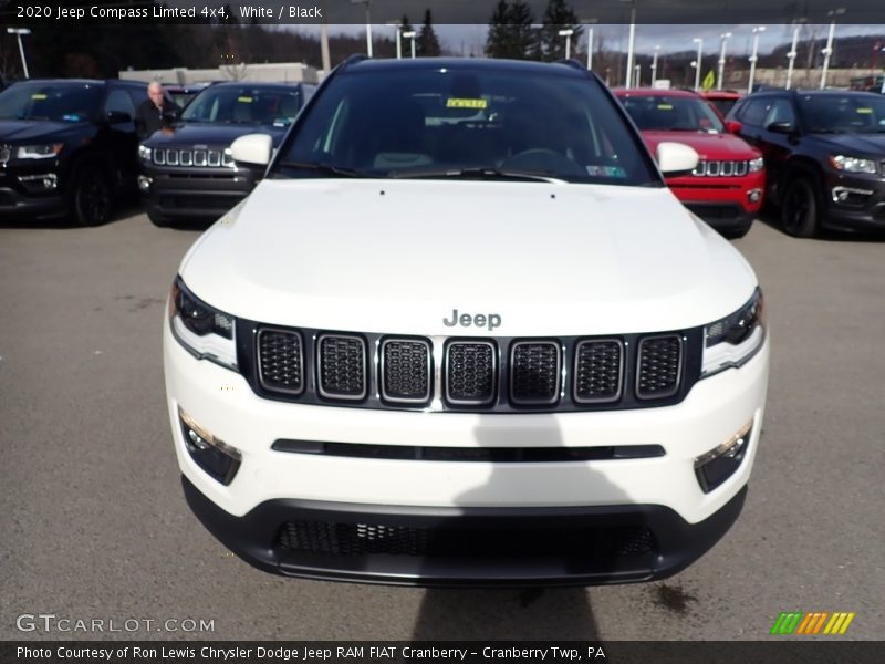 White / Black 2020 Jeep Compass Limted 4x4