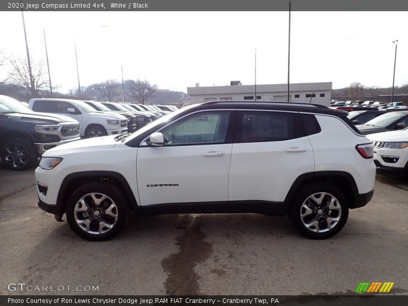 White / Black 2020 Jeep Compass Limted 4x4
