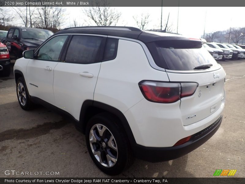 White / Black 2020 Jeep Compass Limted 4x4