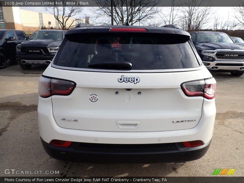 White / Black 2020 Jeep Compass Limted 4x4