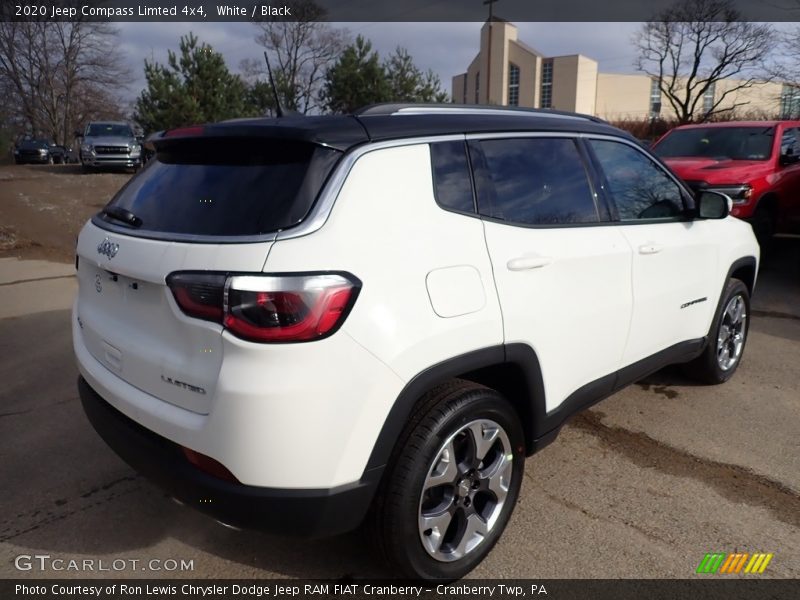 White / Black 2020 Jeep Compass Limted 4x4