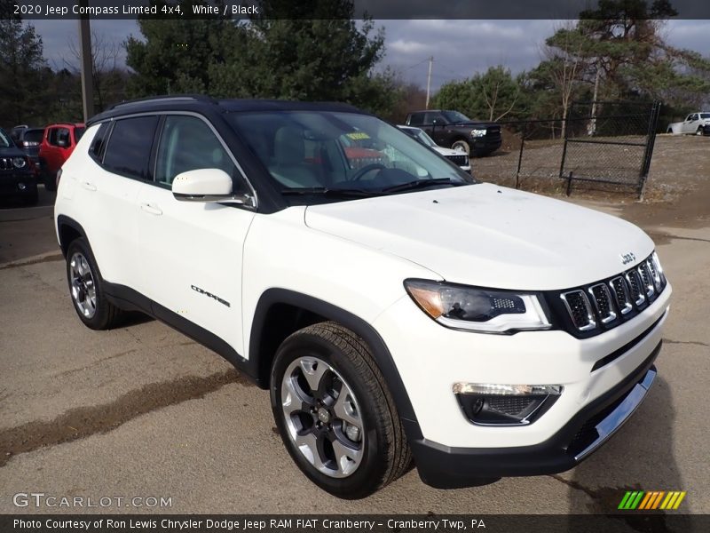 White / Black 2020 Jeep Compass Limted 4x4