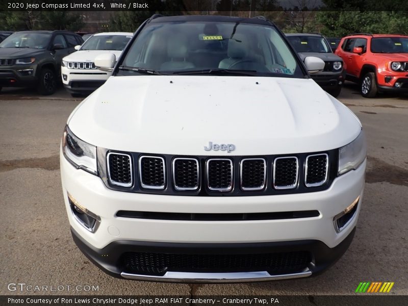 White / Black 2020 Jeep Compass Limted 4x4