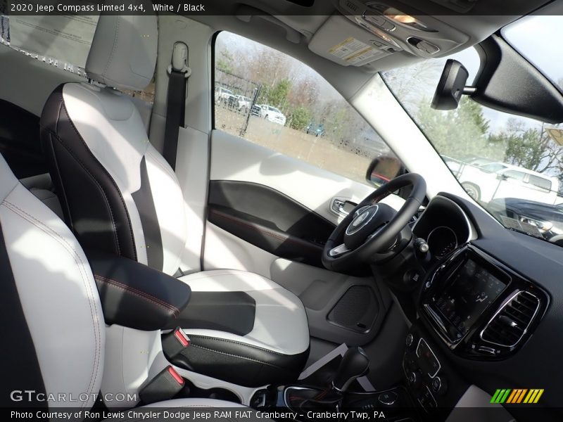 White / Black 2020 Jeep Compass Limted 4x4