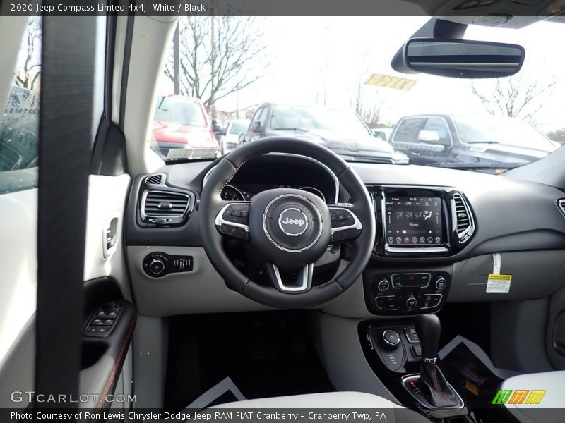 White / Black 2020 Jeep Compass Limted 4x4