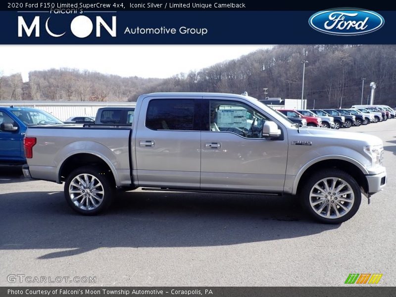 Iconic Silver / Limited Unique Camelback 2020 Ford F150 Limited SuperCrew 4x4