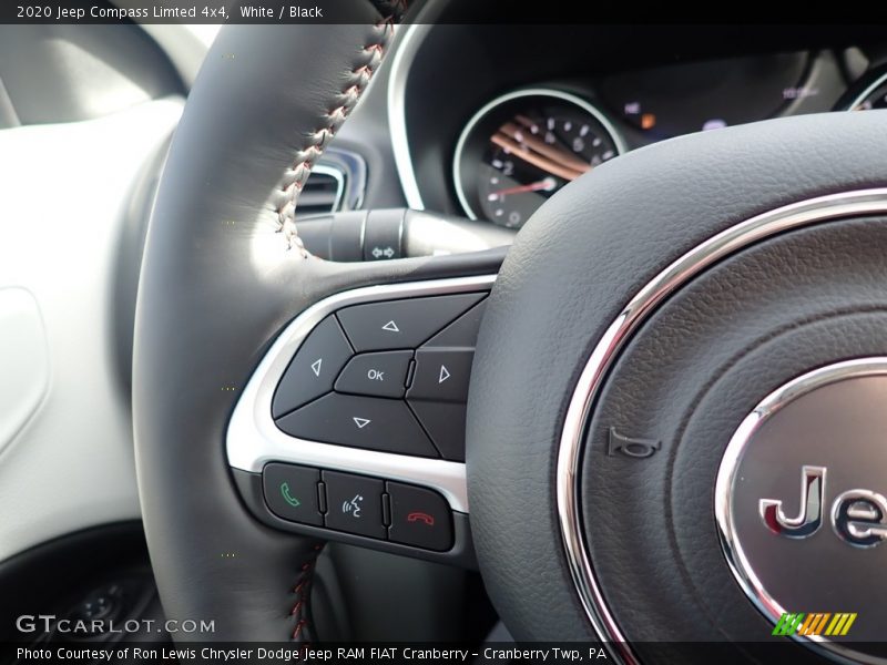 White / Black 2020 Jeep Compass Limted 4x4