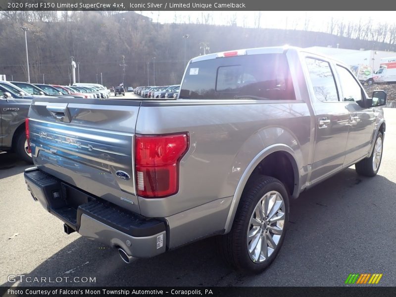 Iconic Silver / Limited Unique Camelback 2020 Ford F150 Limited SuperCrew 4x4
