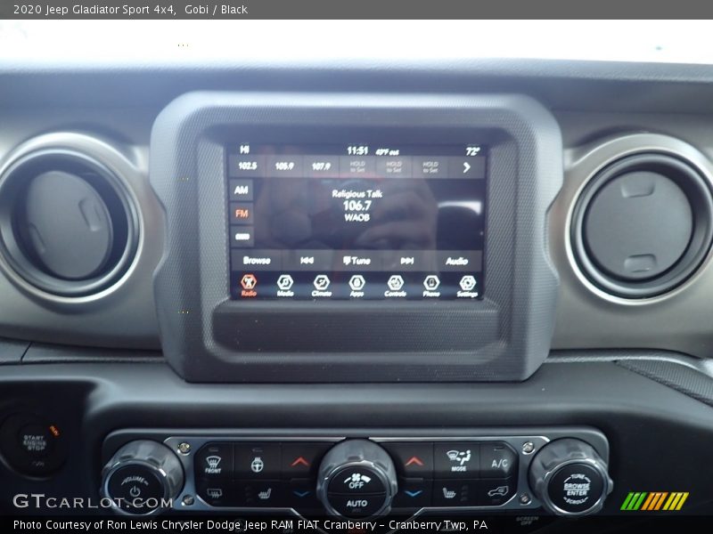 Gobi / Black 2020 Jeep Gladiator Sport 4x4