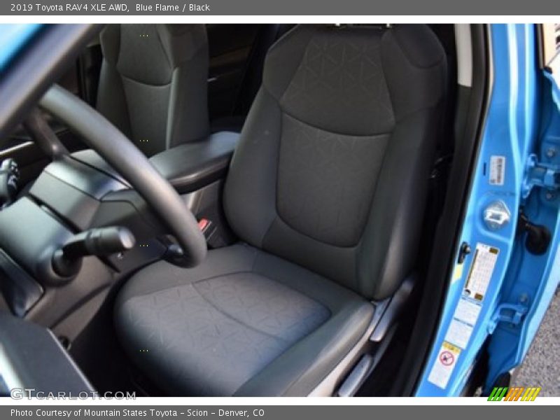 Blue Flame / Black 2019 Toyota RAV4 XLE AWD