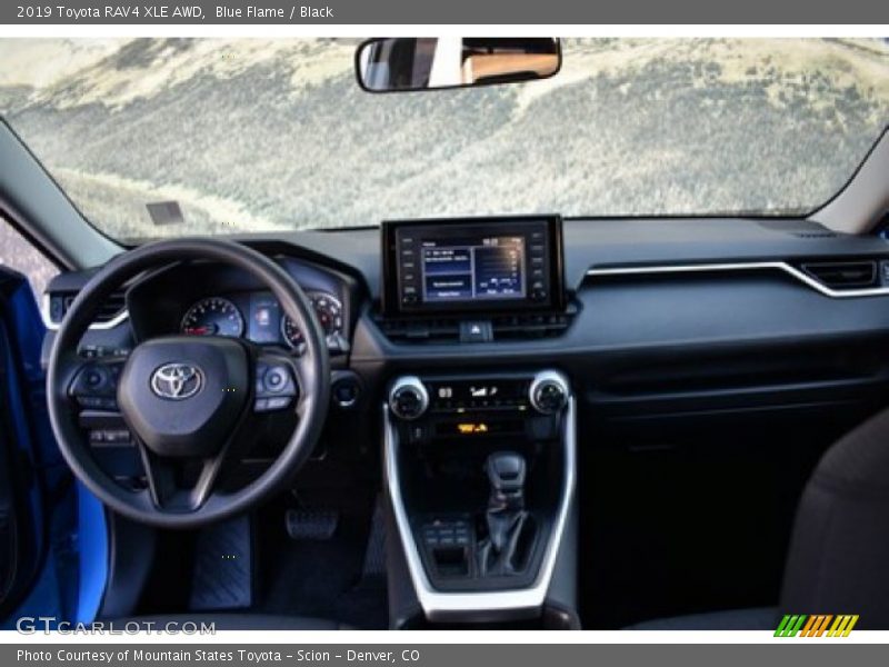 Blue Flame / Black 2019 Toyota RAV4 XLE AWD