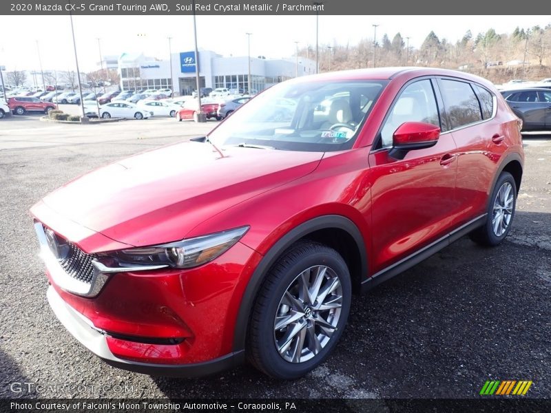 Soul Red Crystal Metallic / Parchment 2020 Mazda CX-5 Grand Touring AWD