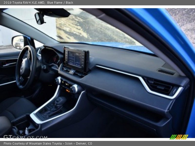 Blue Flame / Black 2019 Toyota RAV4 XLE AWD