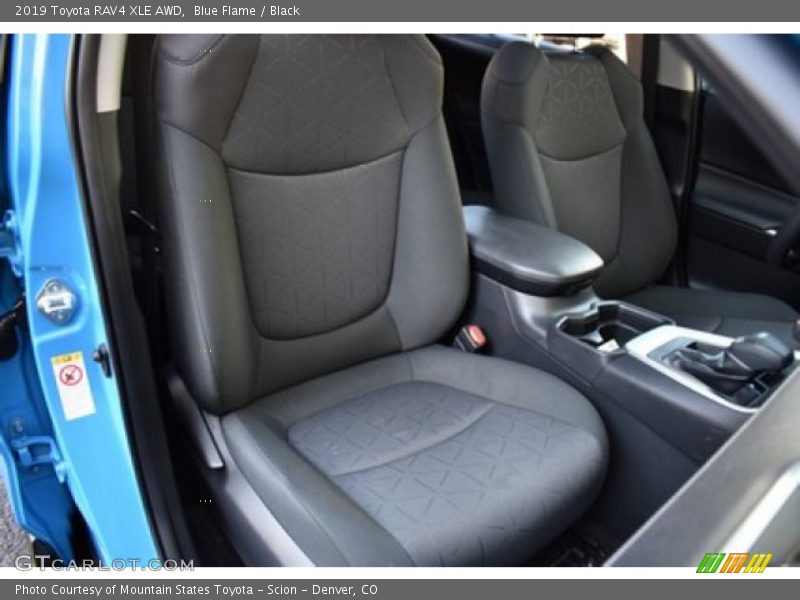 Blue Flame / Black 2019 Toyota RAV4 XLE AWD