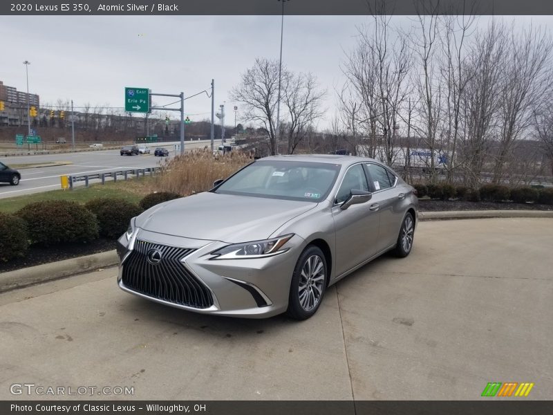 Atomic Silver / Black 2020 Lexus ES 350